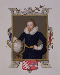 Porträt von Sir Walter Raleigh (ca. 1552-1618) aus 